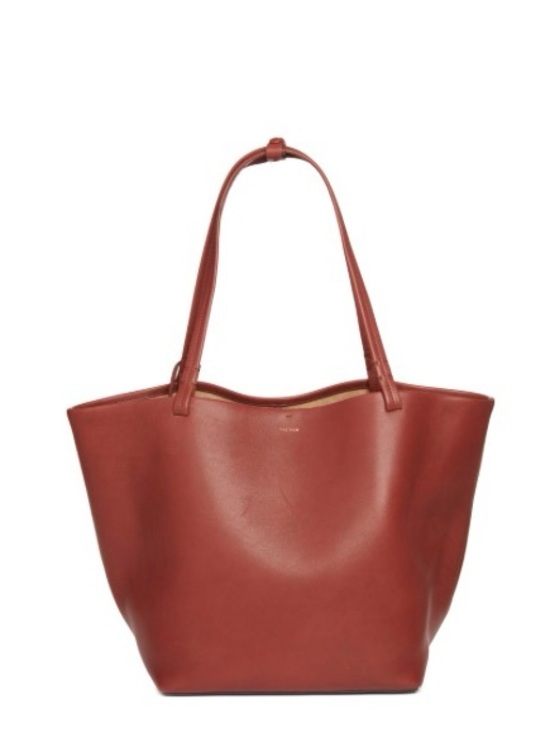 The Row Handbags - The Row Park Three Leather Tote in Cognac